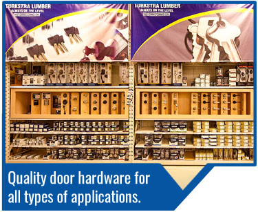 Turkstra Door Hardware - We have a wide variety of door hardware from many leading manufacturers in our showrooms. Visit our designer showcase at our Stoney Creek location to touch and feel the hardware that may be right for you.